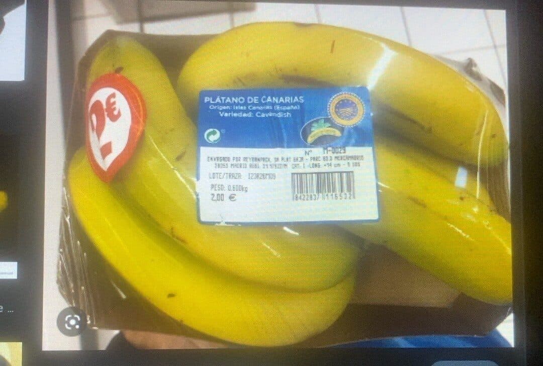 Bargosa Platano de canarias packshot