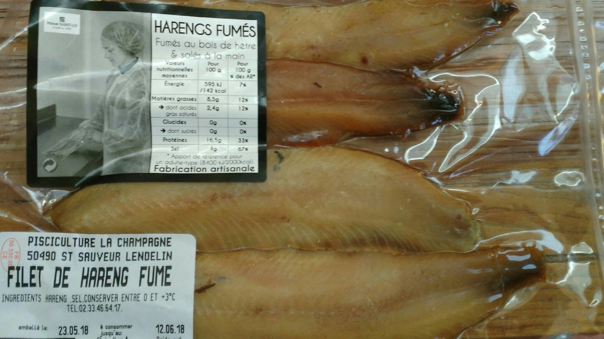 Maison Saint-Lo Harengs fumés - fumés au bois de hêtre & salés à la main packshot