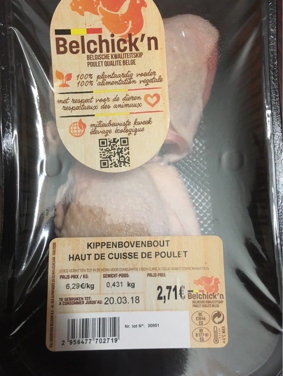 Open Food Facts Haut de cuisse de poulet packshot