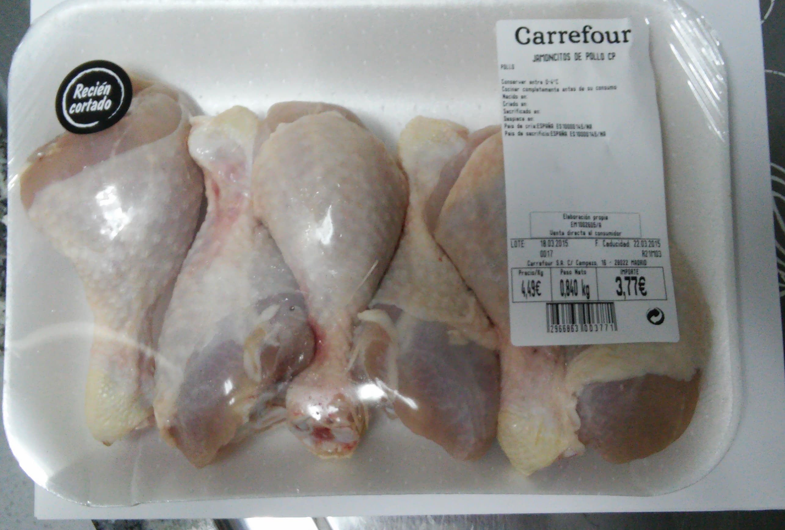 Carrefour Jamoncitos de pollo packshot