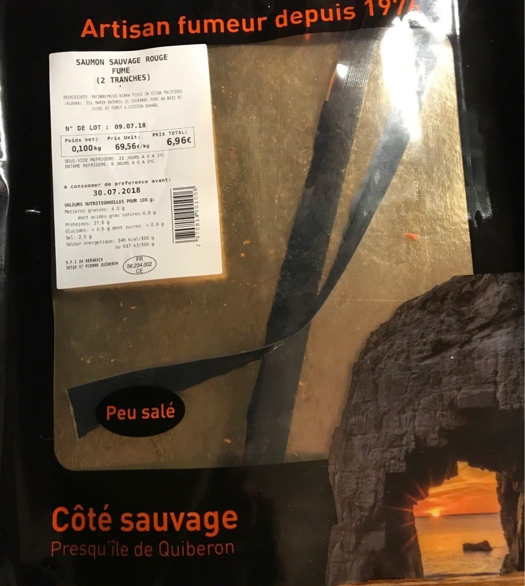 Open Food Facts Saumon sauvage packshot
