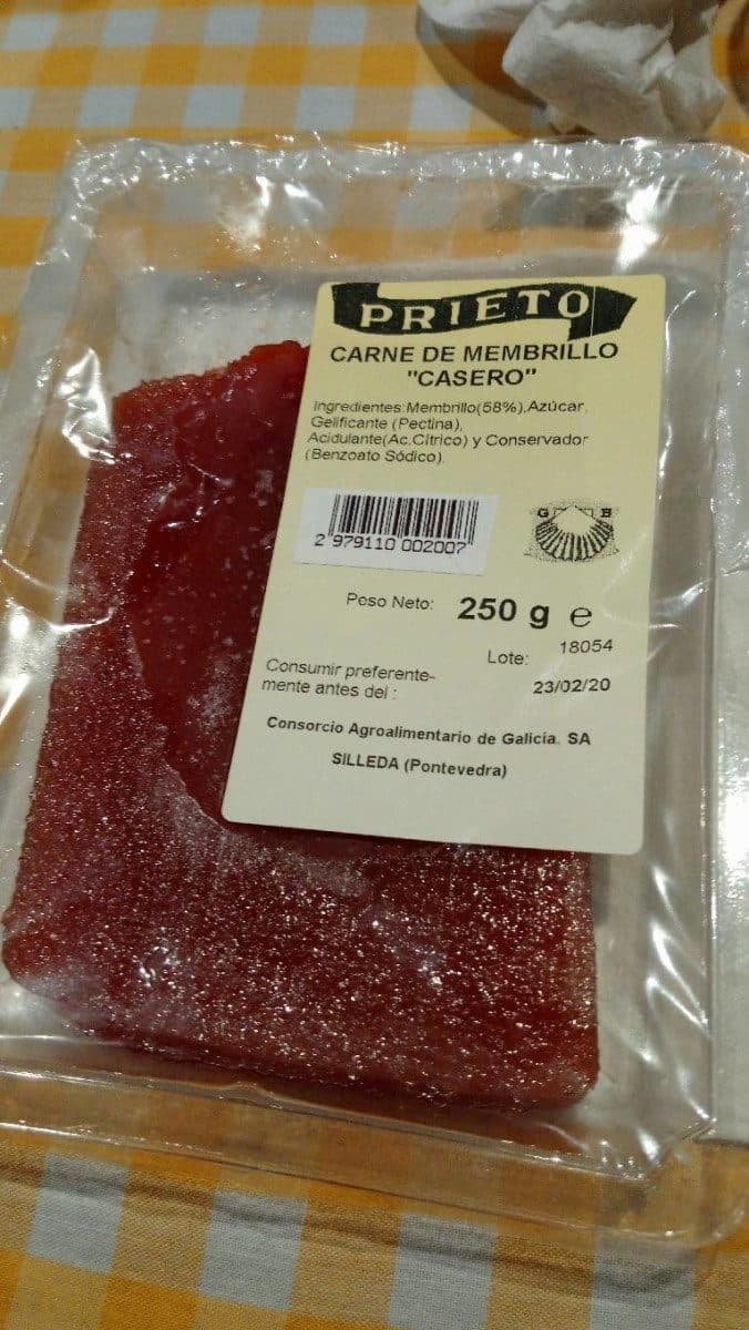 Open Food Facts Carne de membrillo casero packshot