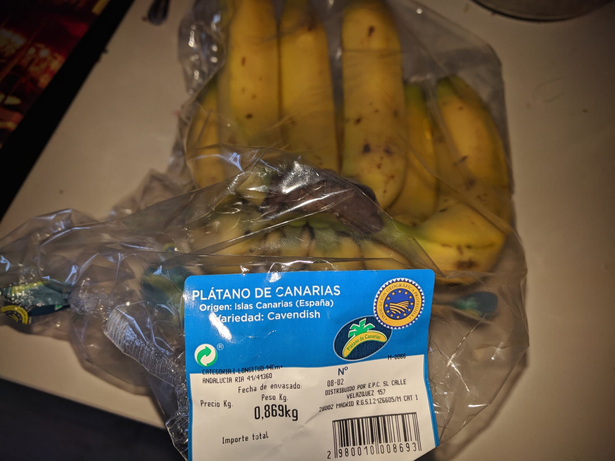 E.P.C. Plátano de Canarias packshot