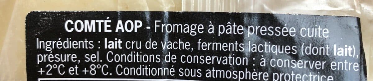 Open Food Facts Comté packshot