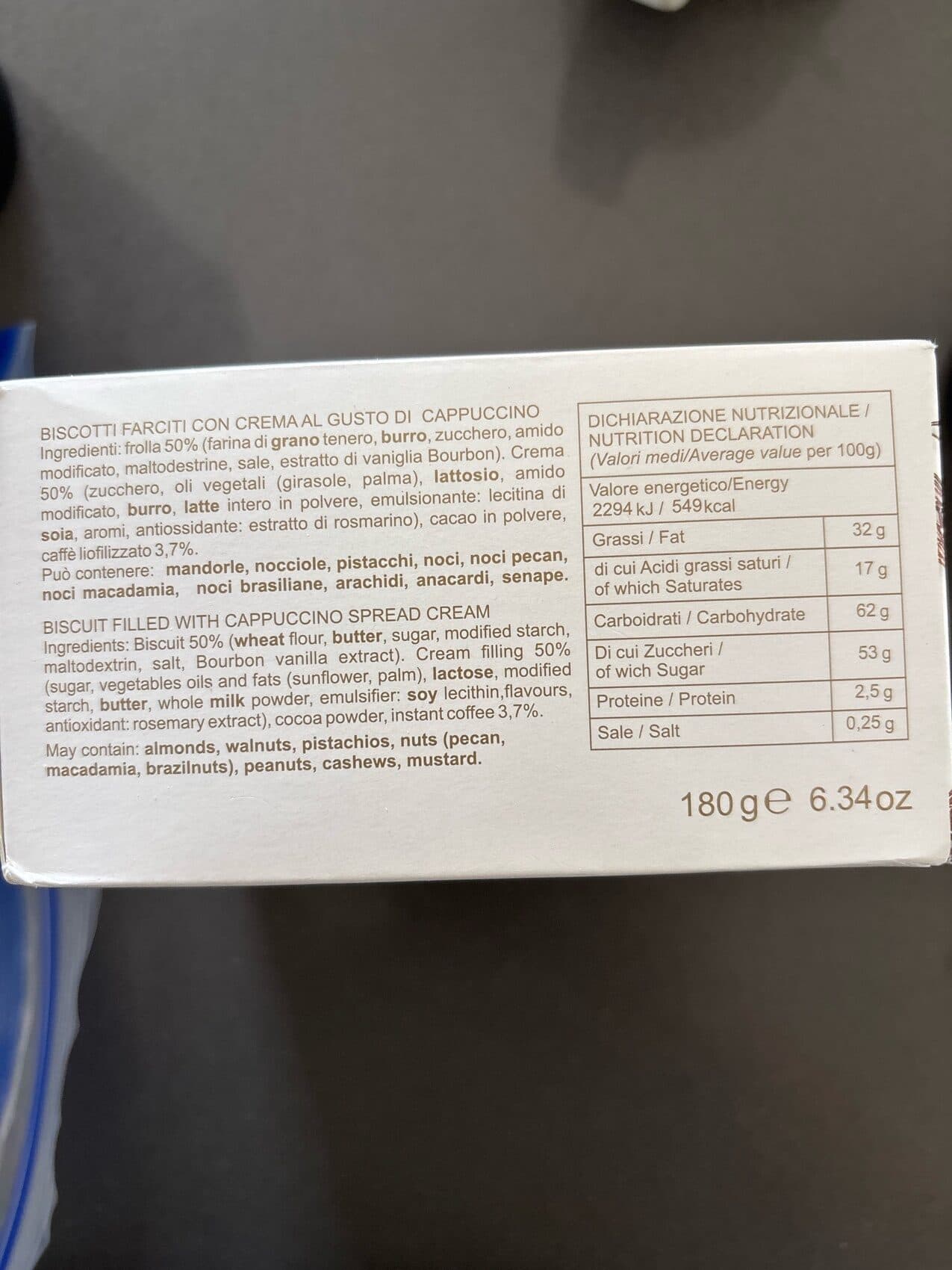 Limonoro Gourmet Cappuccino packshot