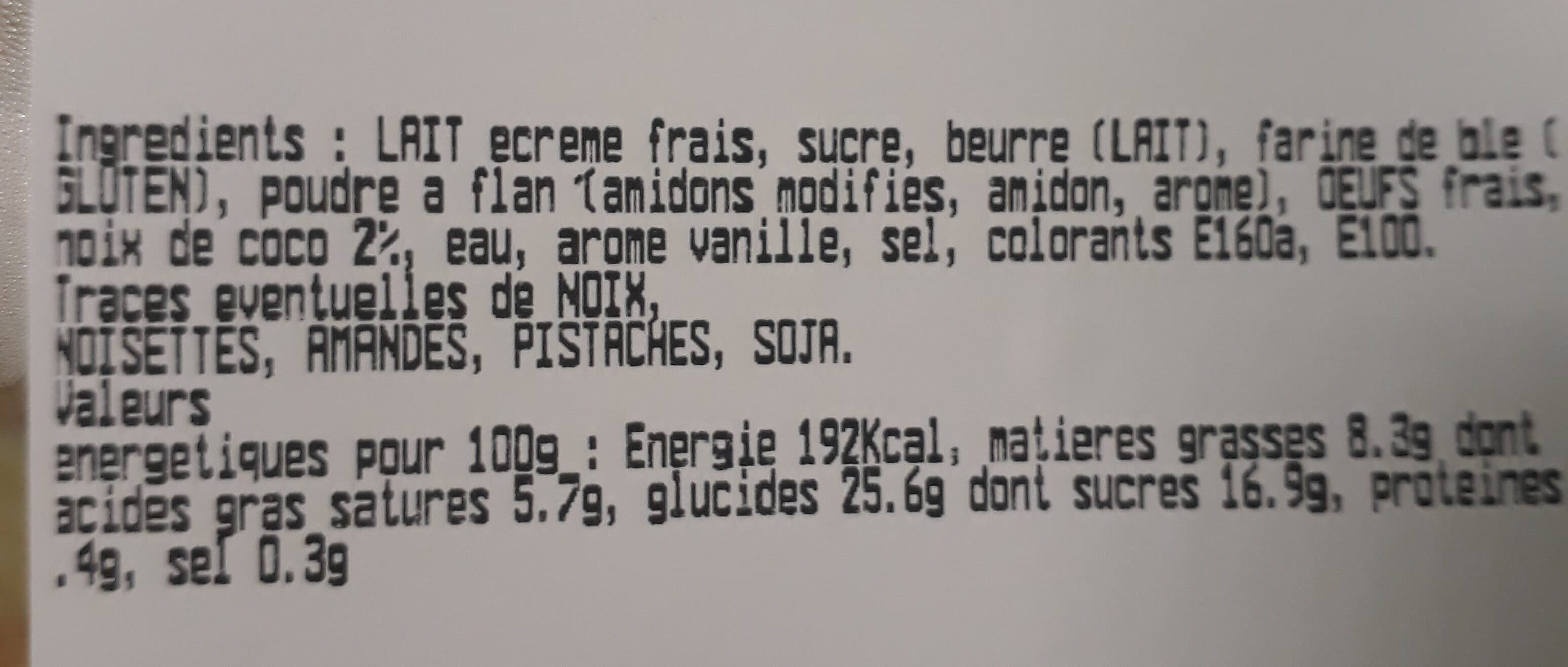 Leclerc Flan coco packshot