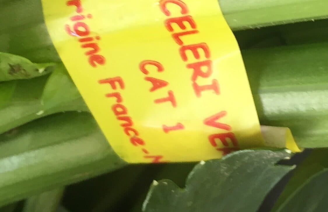 Open Food Facts Céleri Branche packshot