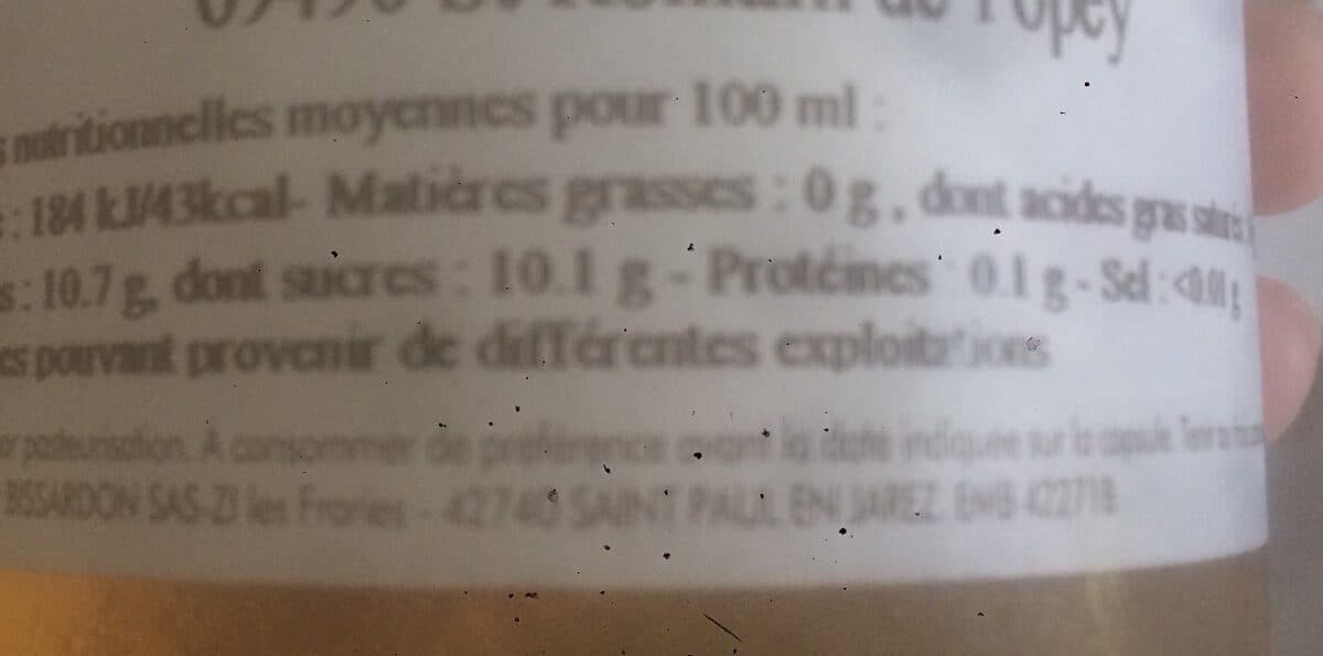 Open Food Facts Pur jus de pomme packshot