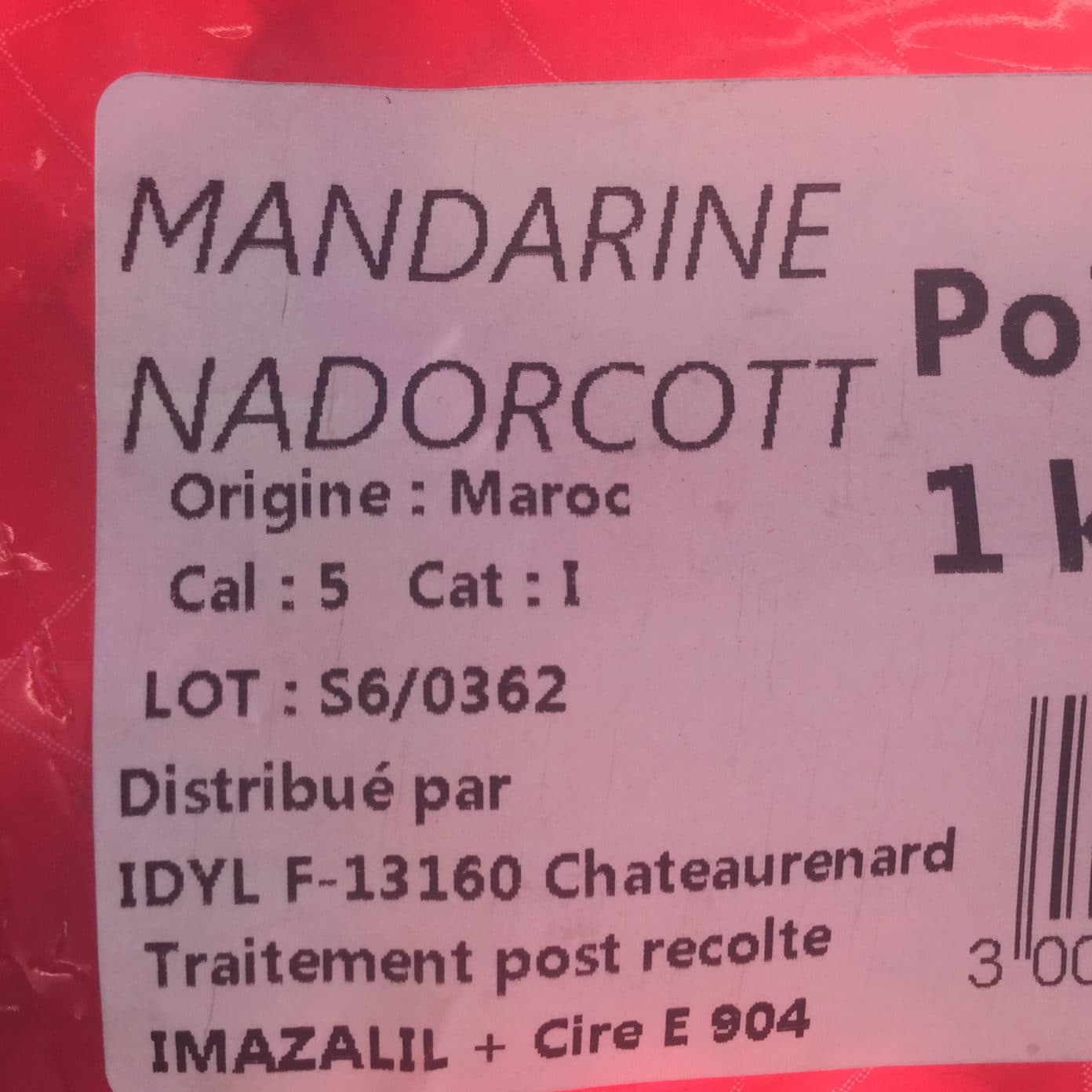 Bongoo Mandarine Nadorcott packshot