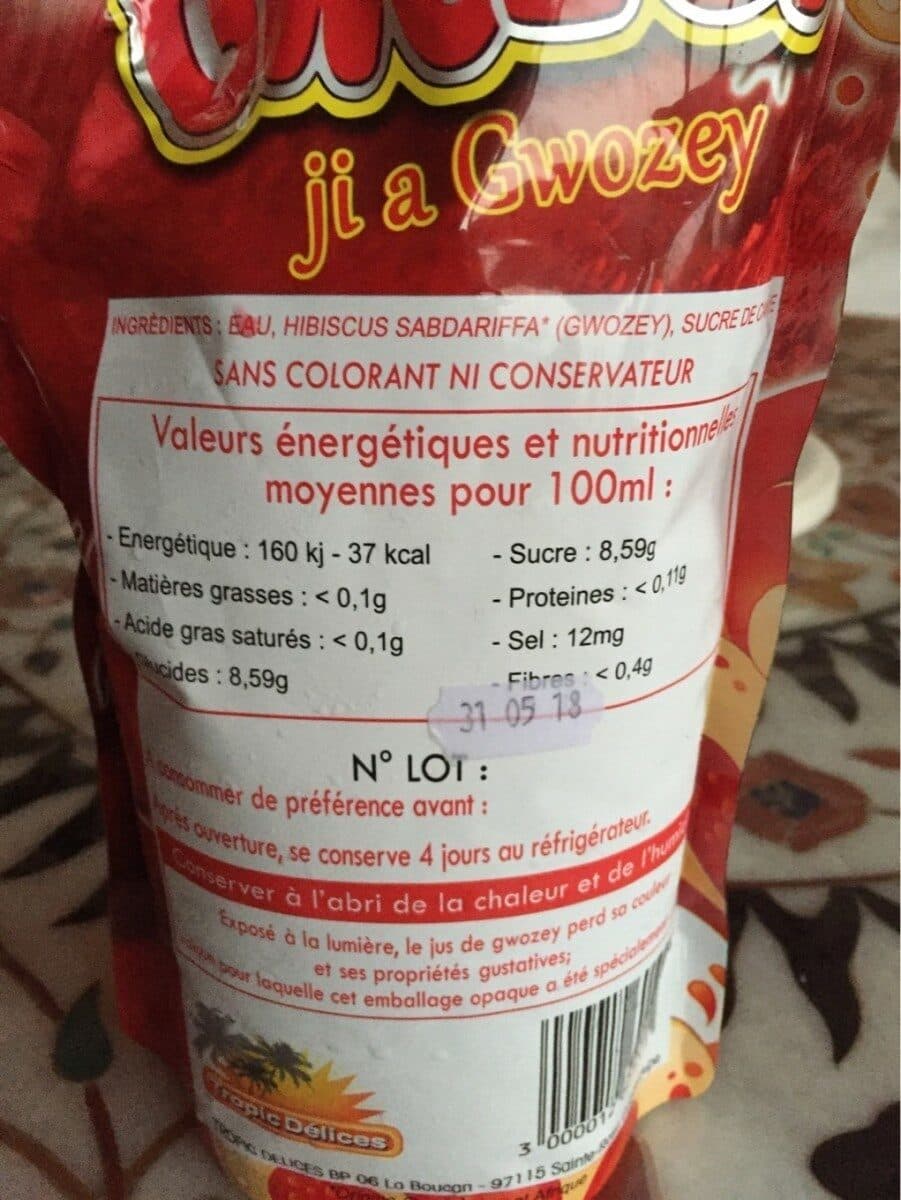 Open Food Facts Gwozey packshot