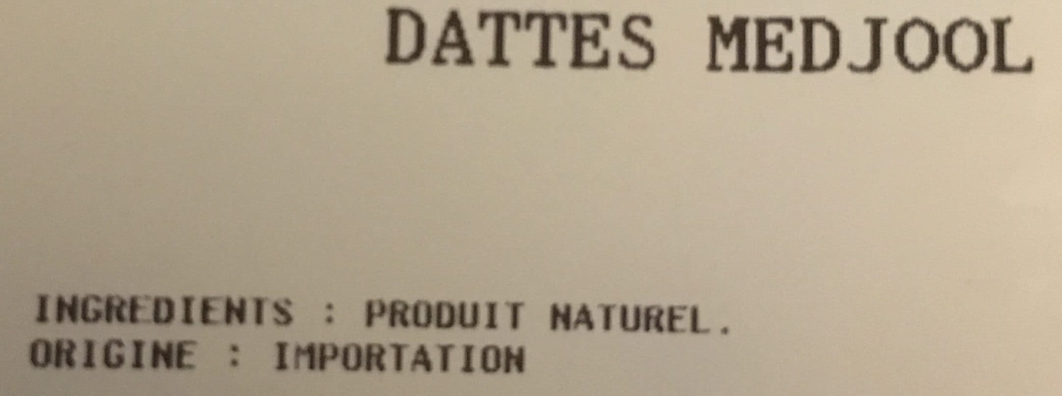 D’Oriano SA Dattes packshot