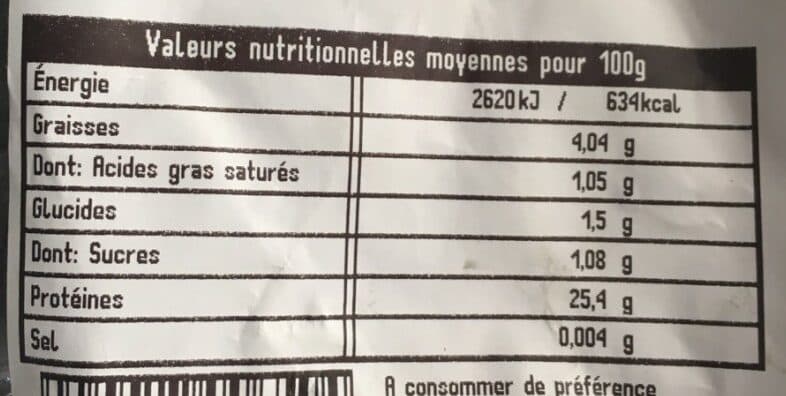 Open Food Facts Amandes decortiquees packshot