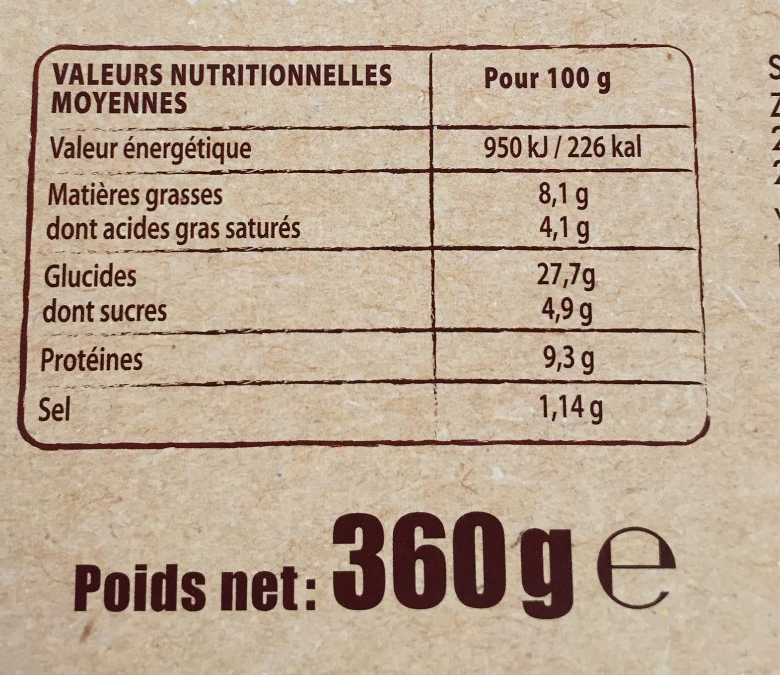 Sole Mio Pizza bio bûche de chèvre packshot
