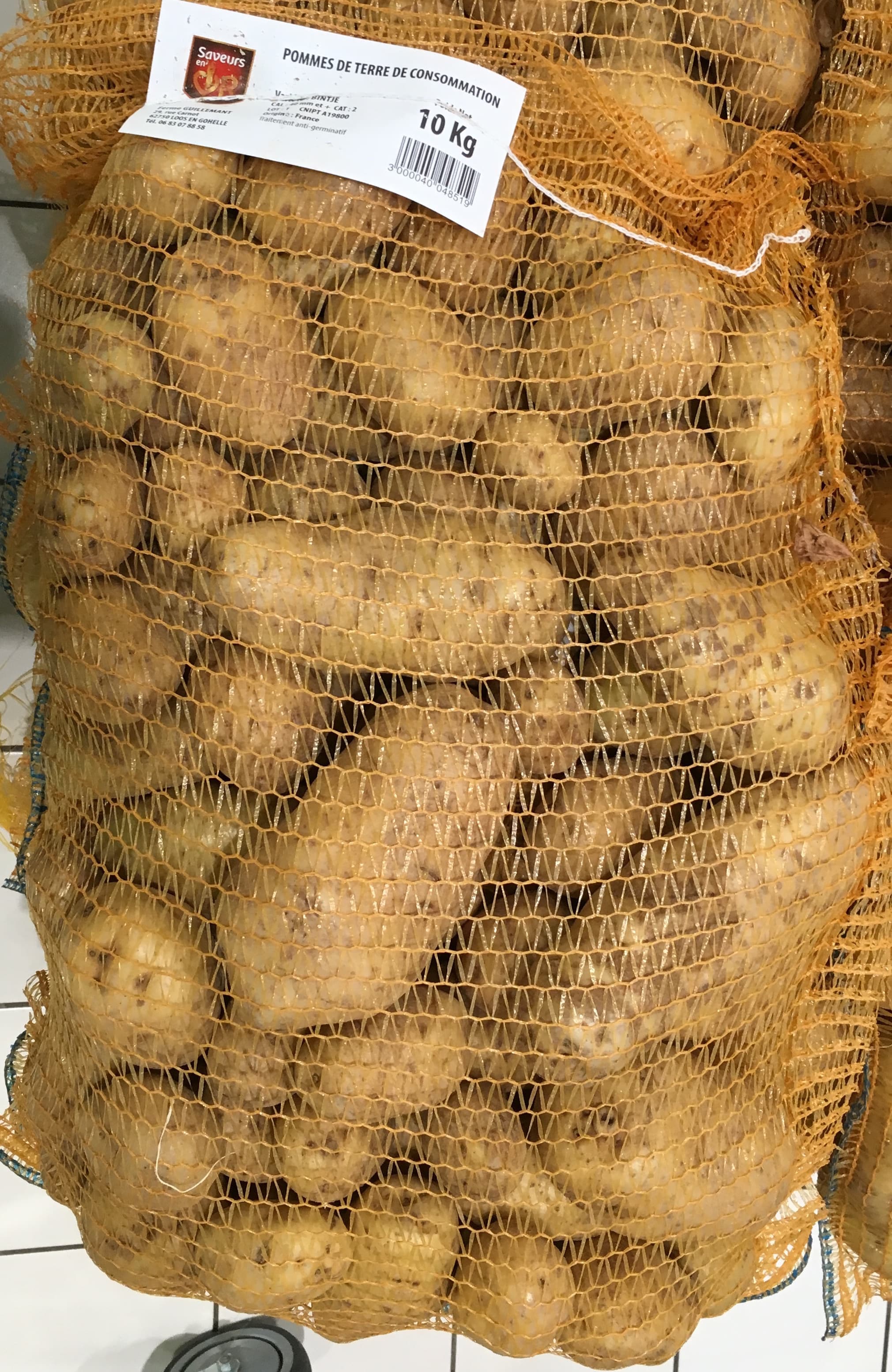 Ferme Guillemant Pommes de terre de consommation packshot