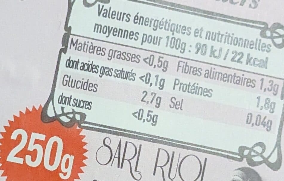 Ruol Champignons de Paris blancs packshot