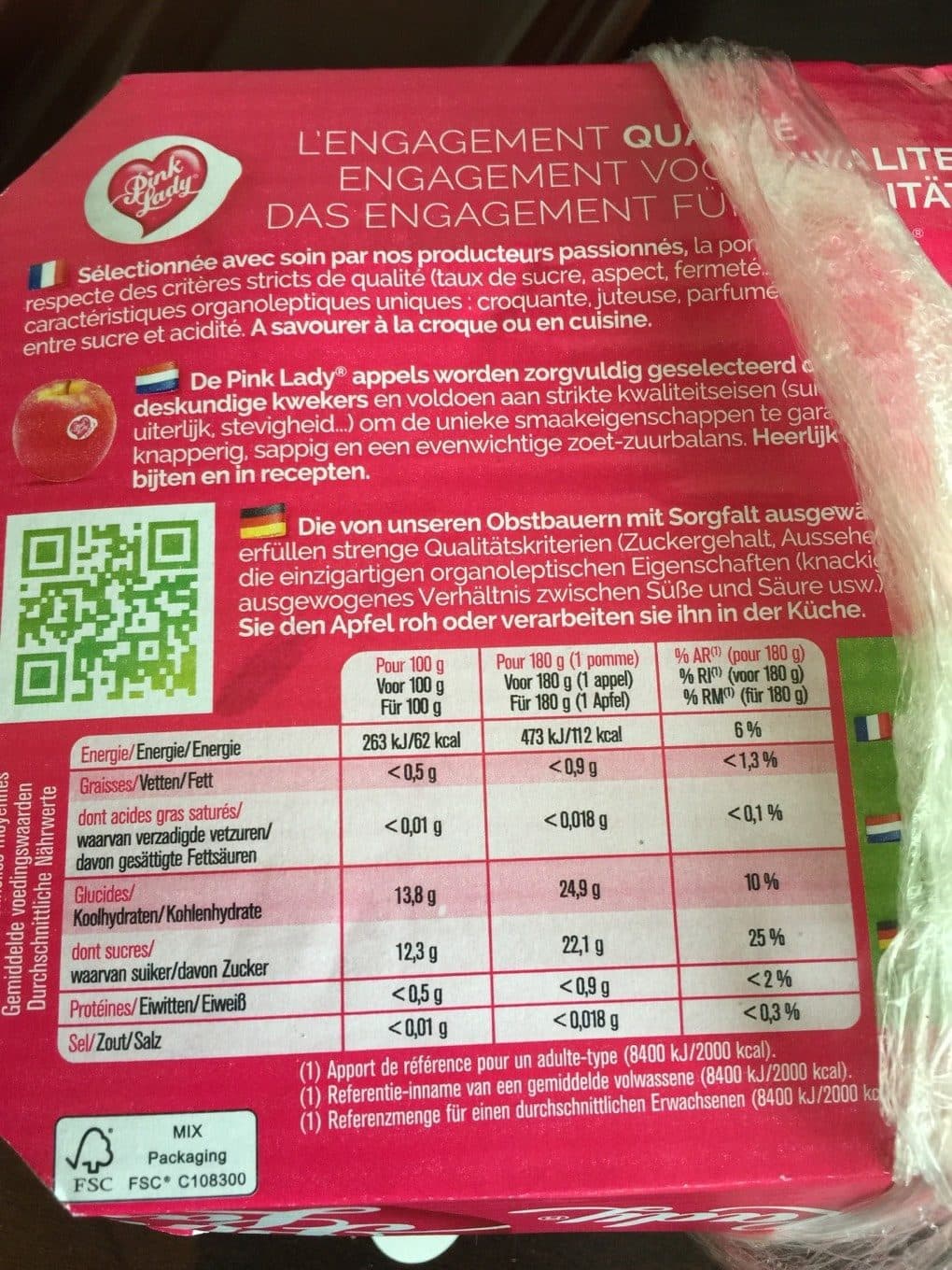 Pink Lady PINK LADY® POMMES BARQ 6 PIECES packshot