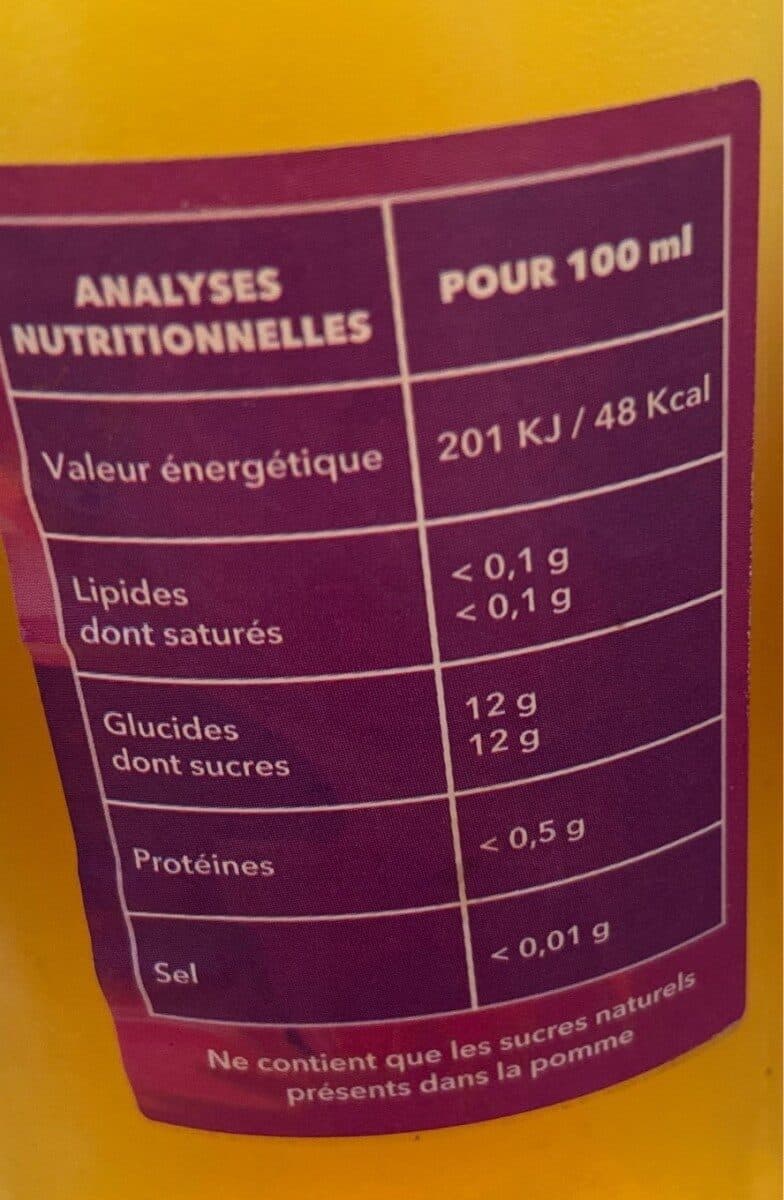 Open Food Facts Pur jus de pommes packshot