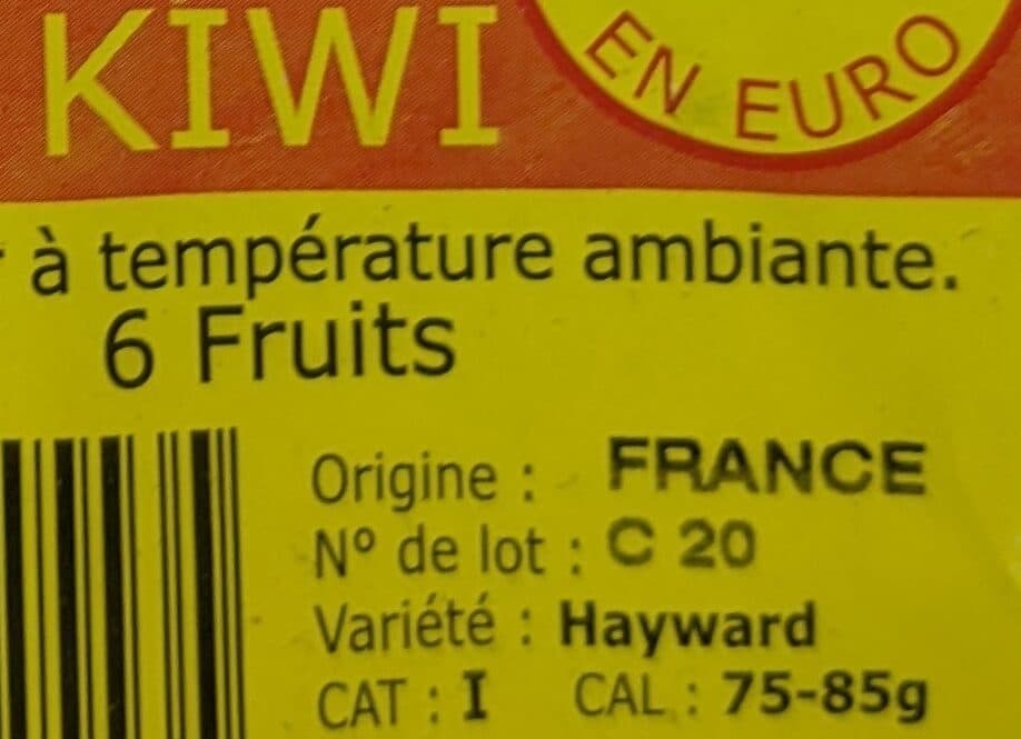 Vergers Cancel Kiwi Prêt à déguster packshot
