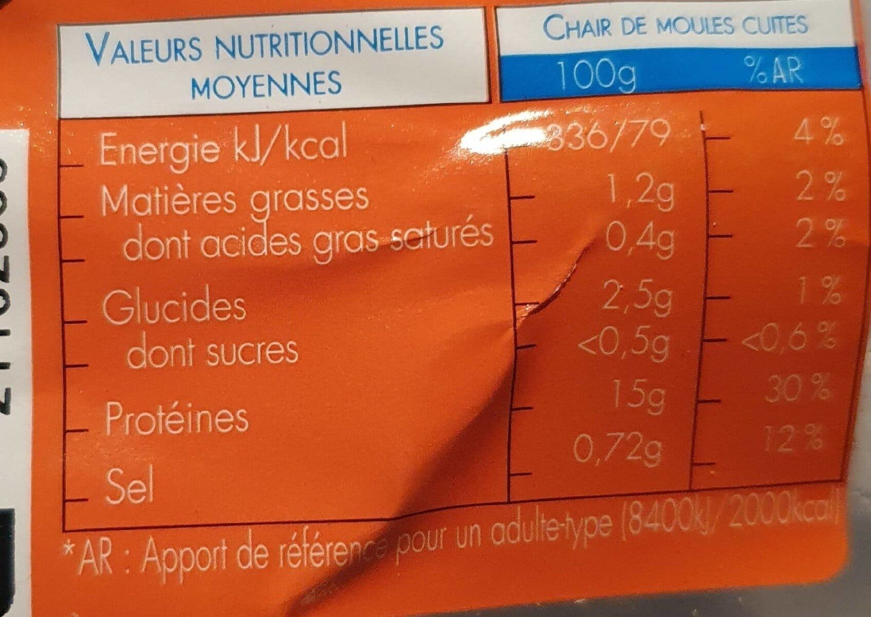Open Food Facts Moules de corde packshot