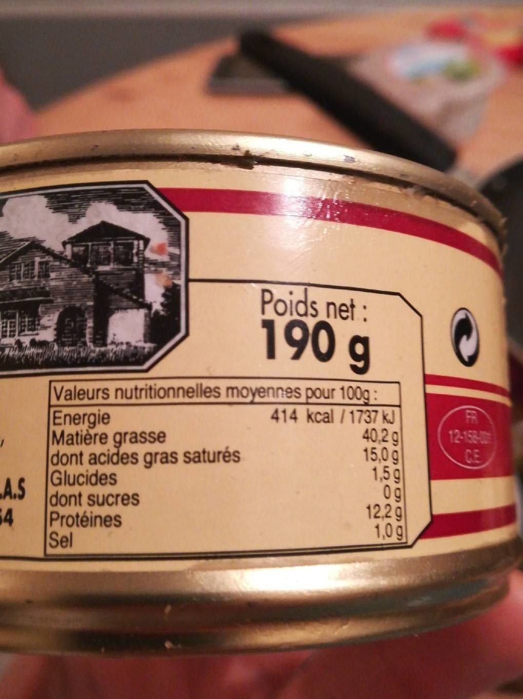 Fontalbat Mazars Pâté au foie de canard packshot