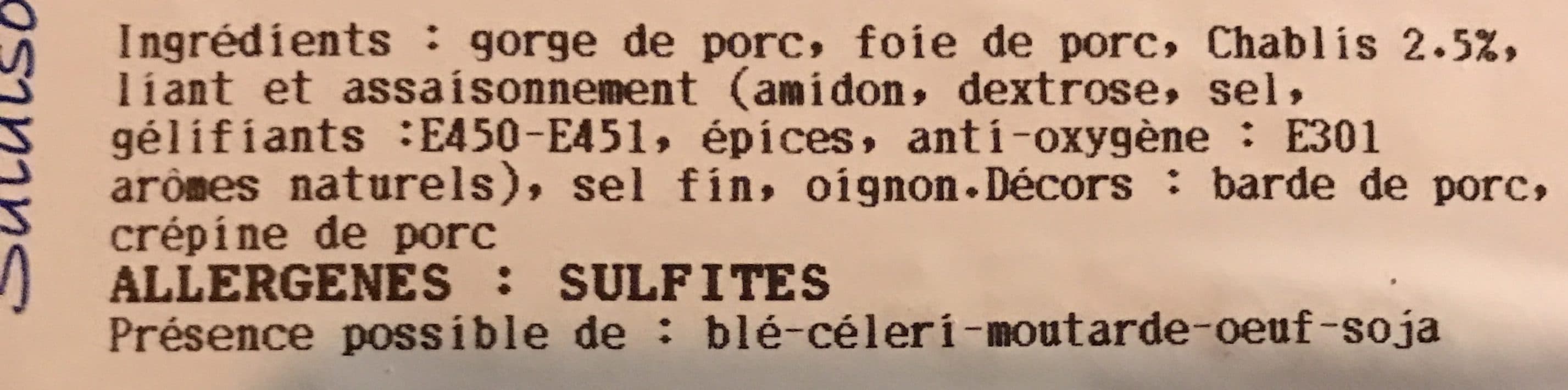 L’iriginal Terrine de calpagne packshot