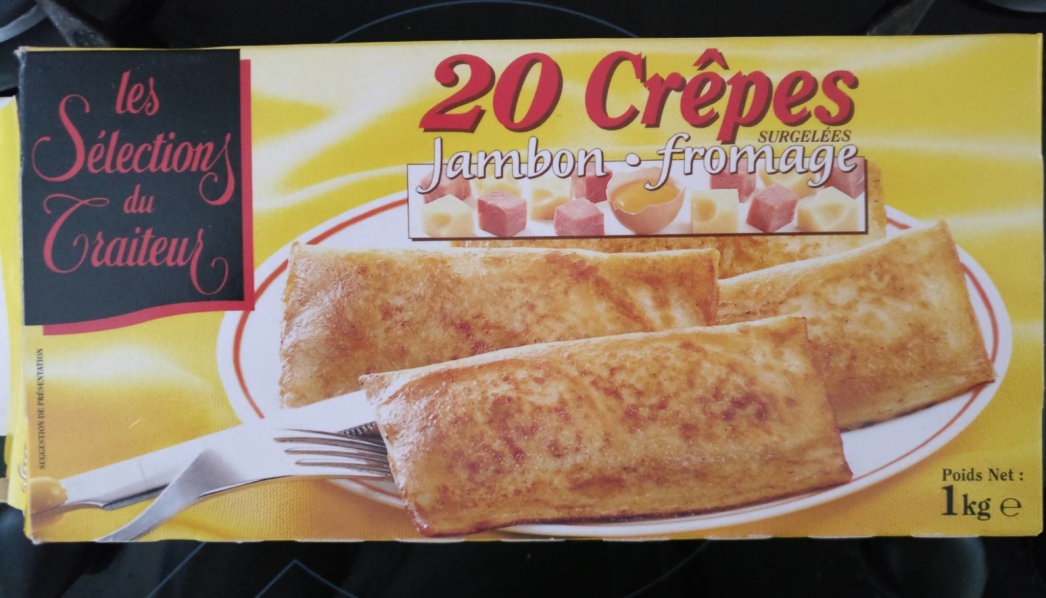 La Sélection du traiteur Crêpes surgelées jambon-fromage packshot