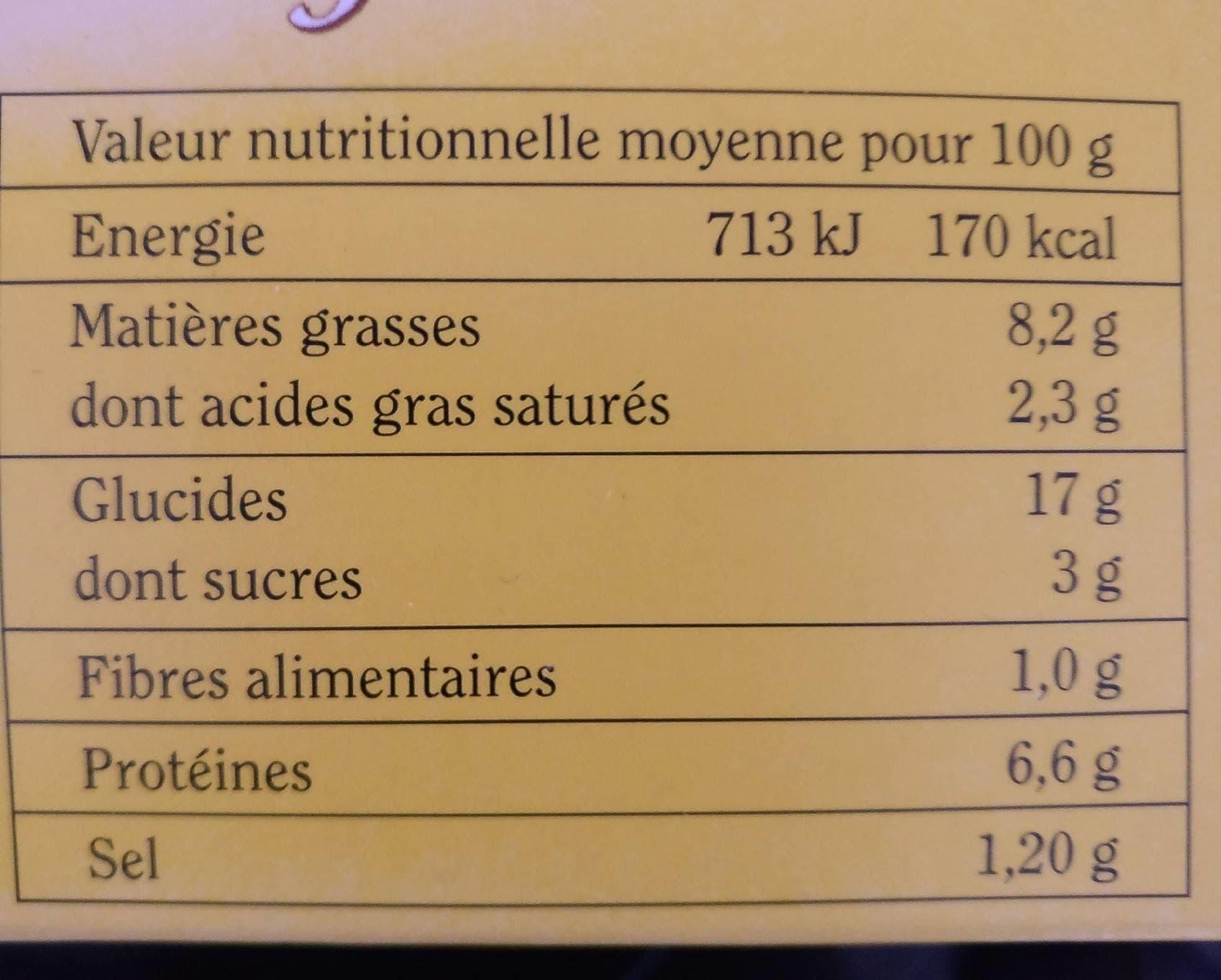 La Sélection du traiteur Crêpes surgelées jambon-fromage packshot