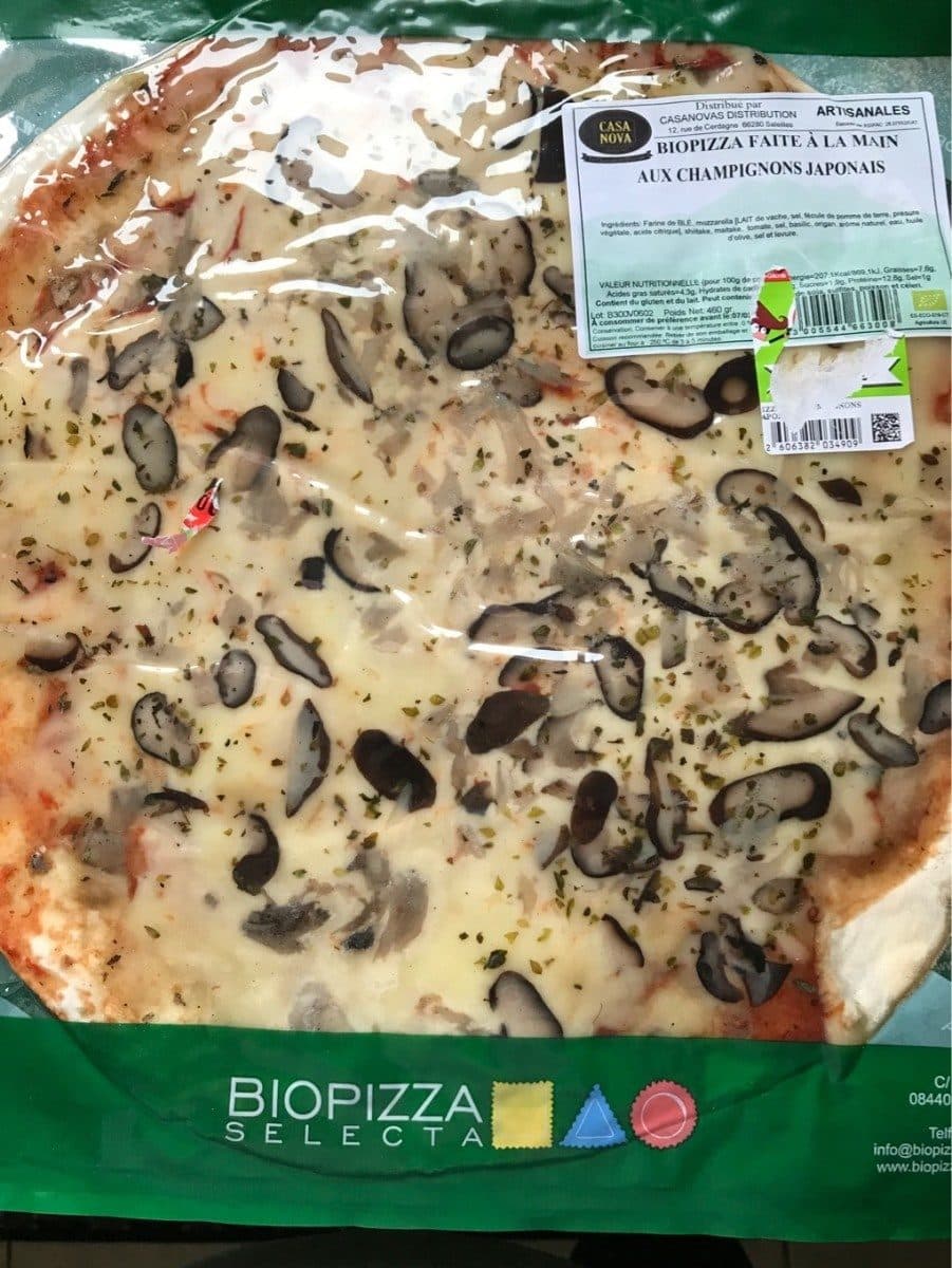 Open Food Facts Biopizza champignons japonais packshot