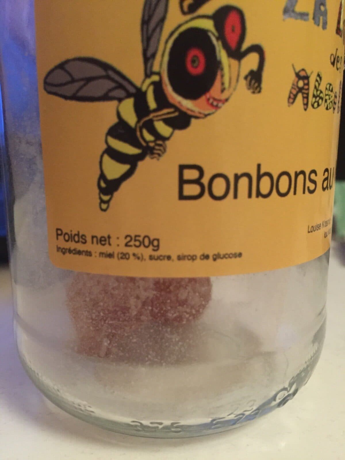 Open Food Facts Bonbon au miel packshot