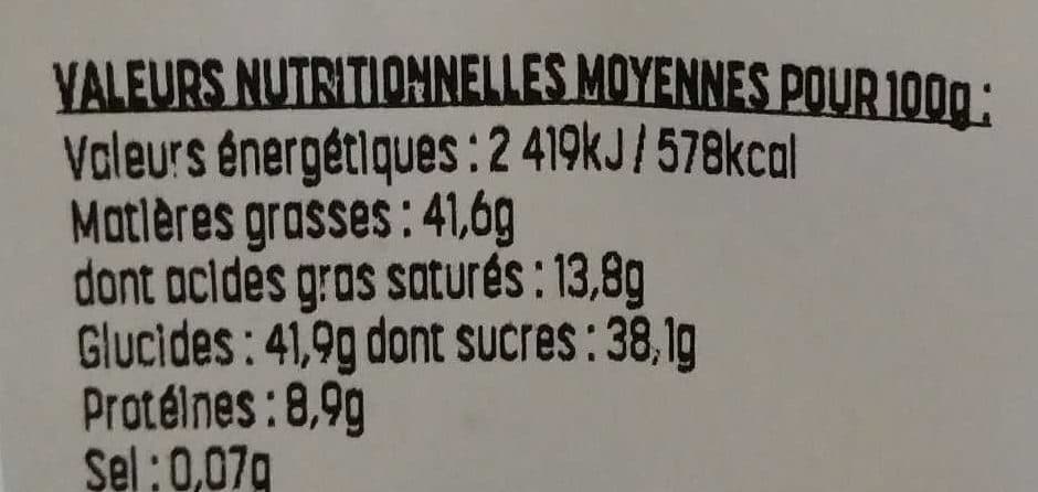 Réauté Tricolores pistaches packshot