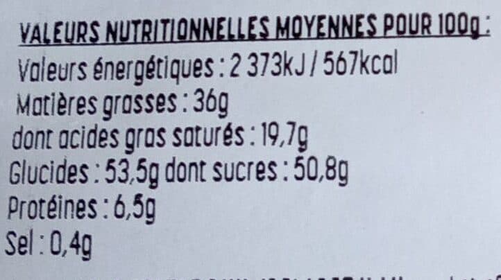 Reaute Tuiles noisettes caramel packshot