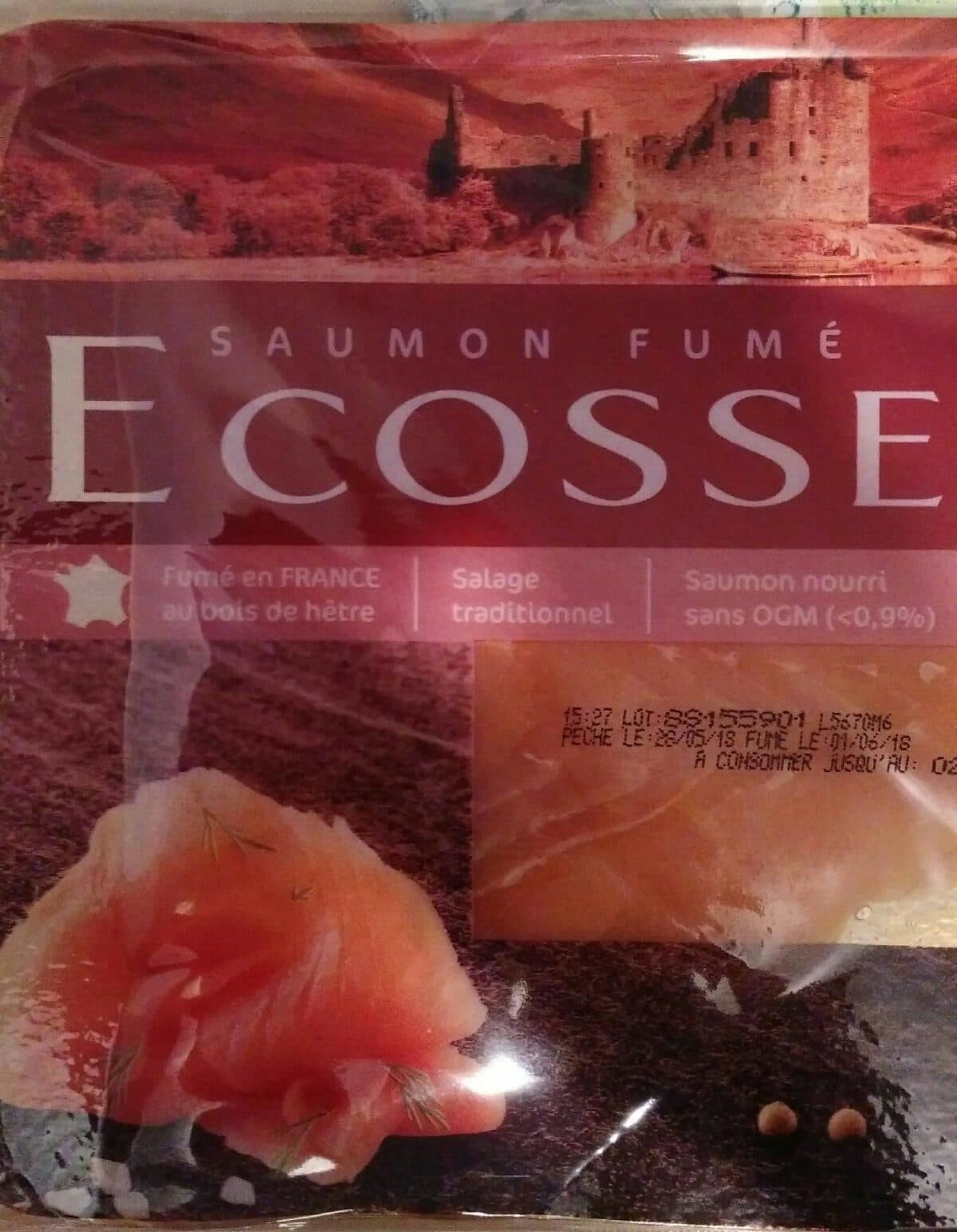 Open Food Facts Saumon fumé ecosse packshot