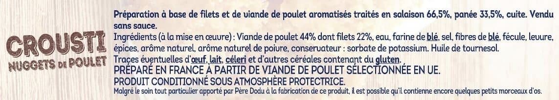 Père Dodu Crousti nuggets de poulet packshot