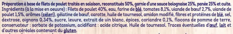 Père Dodu Escalope bolognaise packshot