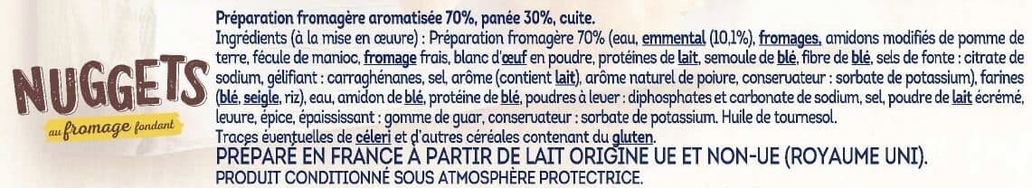 Père Dodu Nuggets de fromage packshot