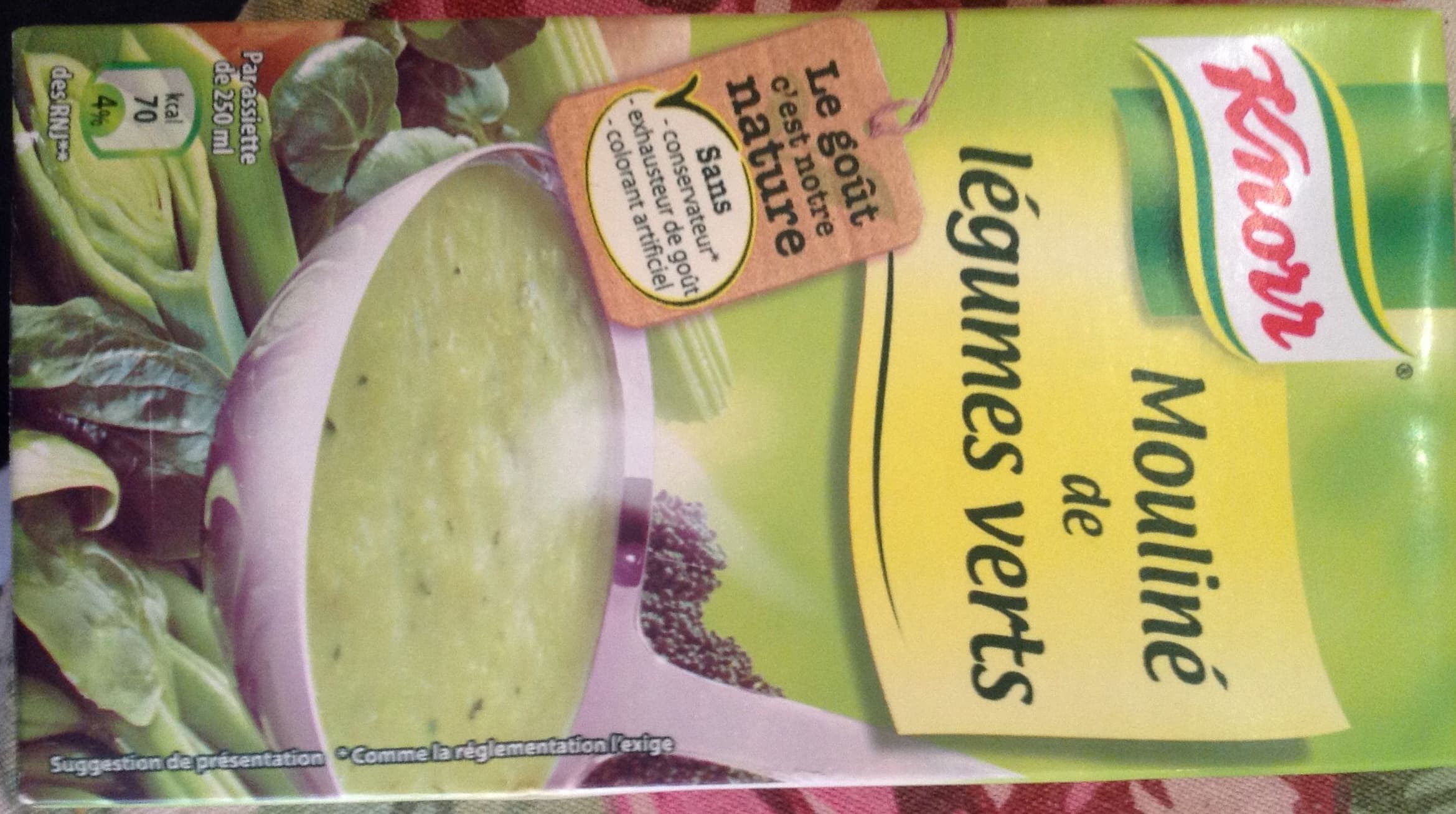 Knorr Mouliné de légumes verts Knorr packshot