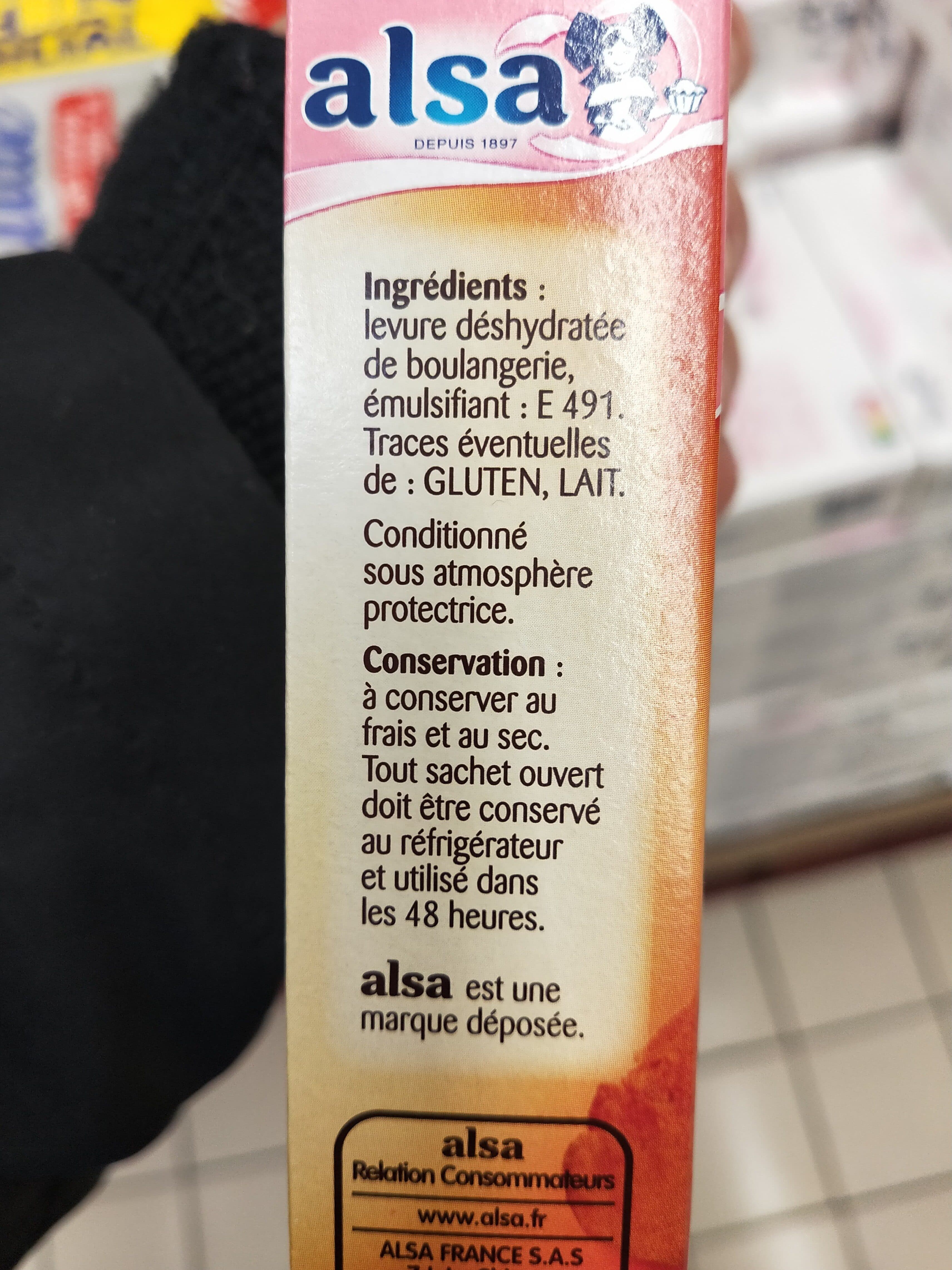 Alsa Levure de boulanger Briochin packshot