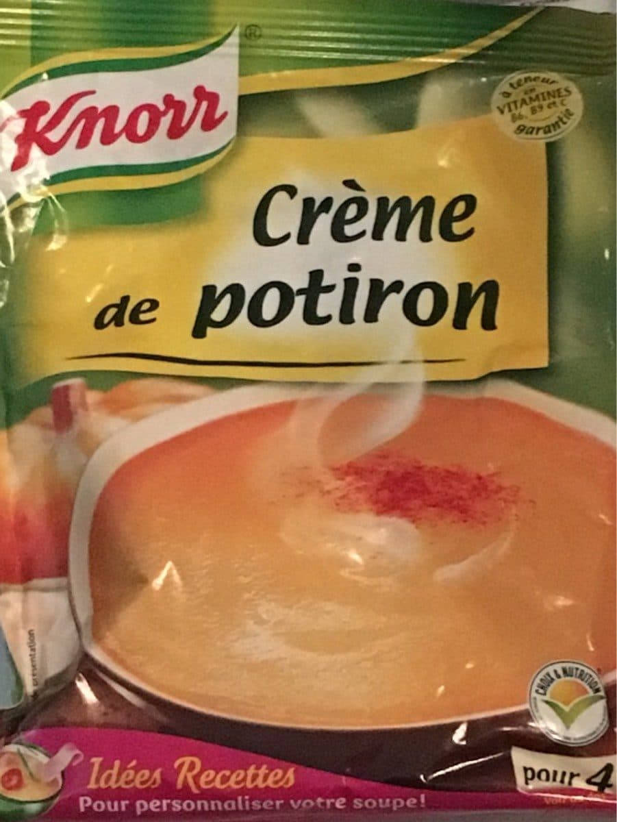 Knorr Crème de potiron packshot