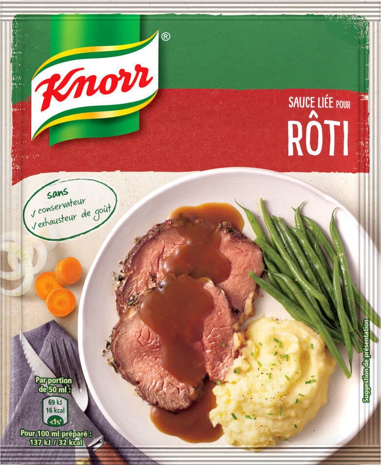 Knorr Knorr Sauce Déshydratée Liée pour Rôti 20g packshot
