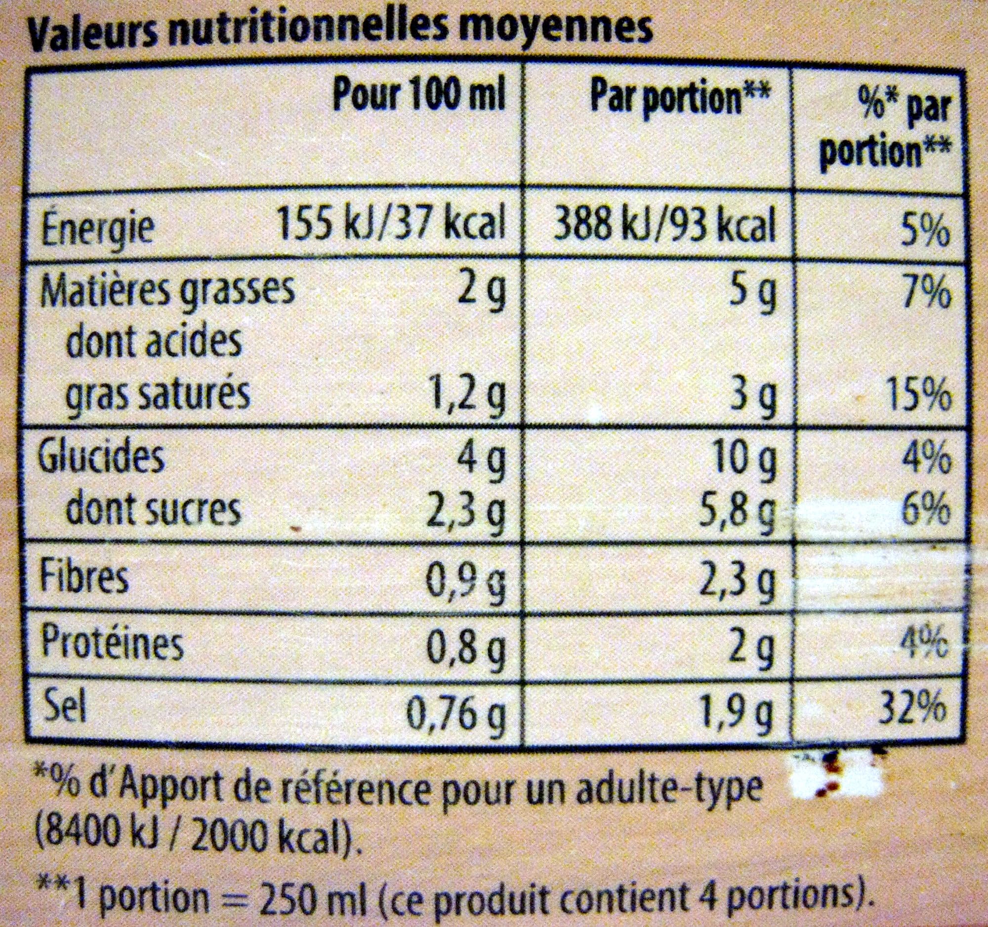 Knorr Velouté de potiron à la crème fraîche packshot
