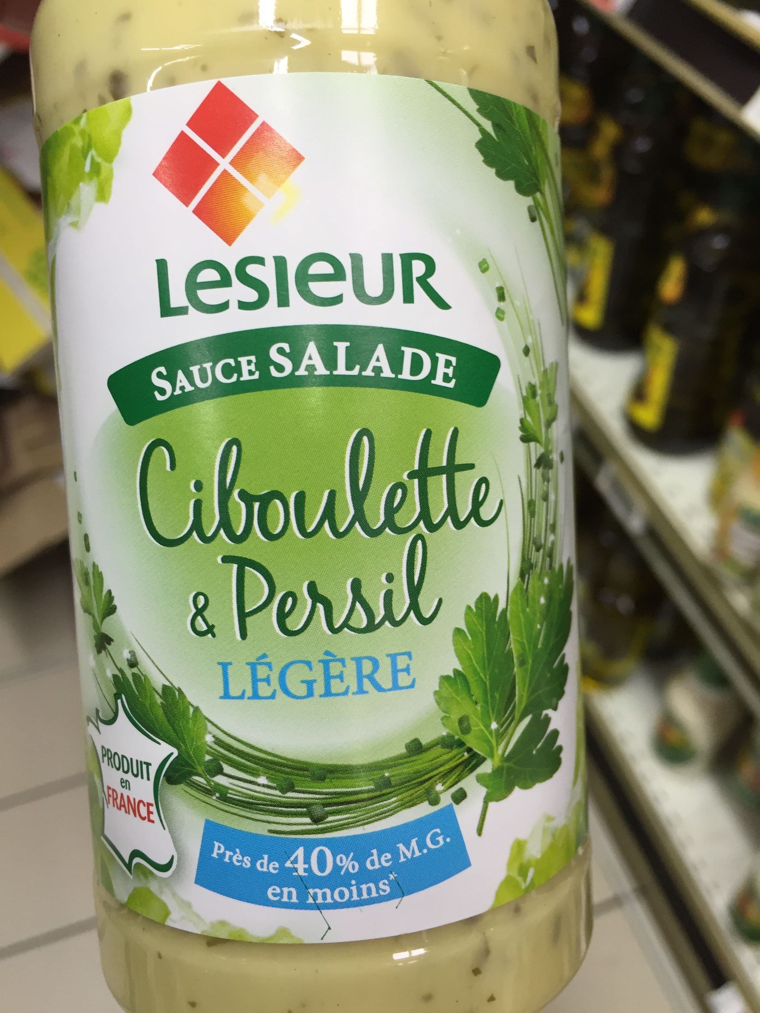 Lesieur Vinaigrette à La Ciboulette Et Au Persil Lesieur, packshot