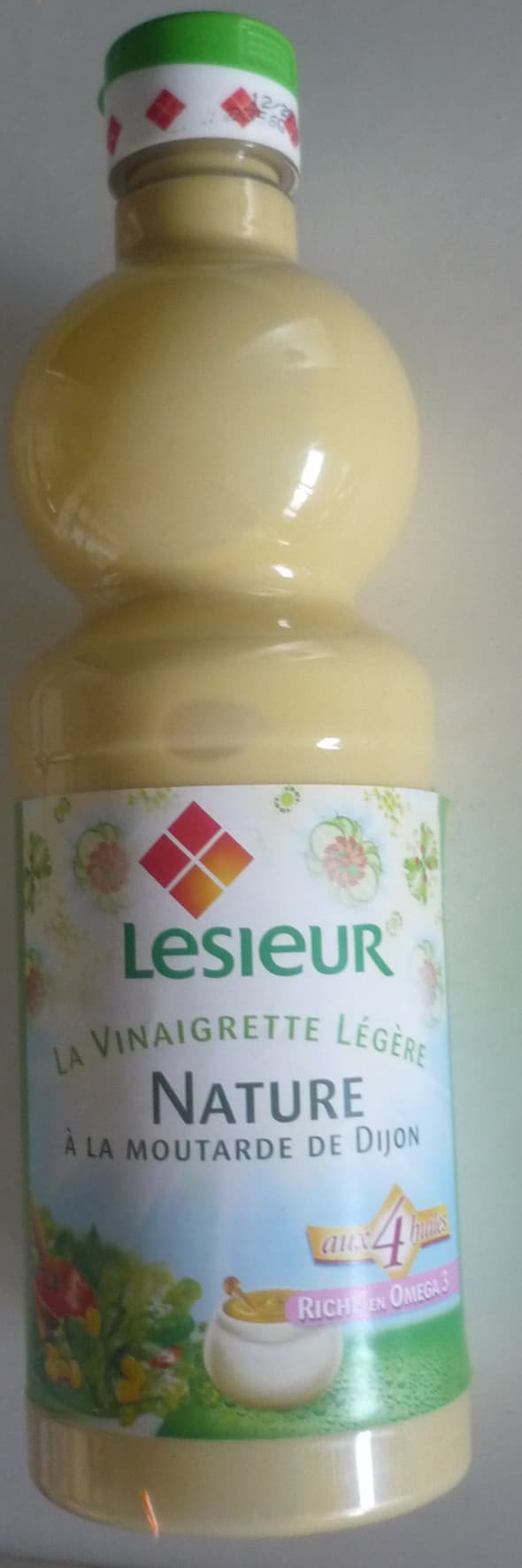 Lesieur La Vinaigrette Légère Nature à la moutarde de Dijon 25,3% MG packshot