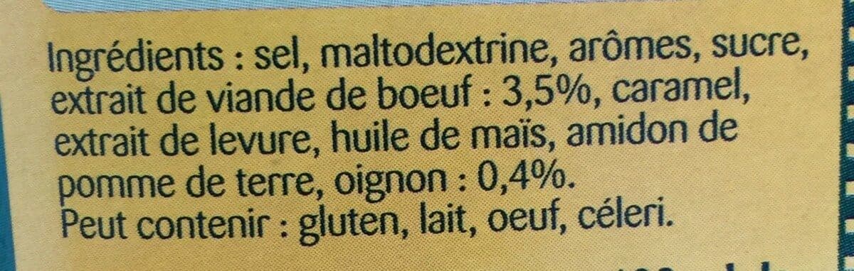 Knorr Bouillon De Boeuf Déshydraté packshot