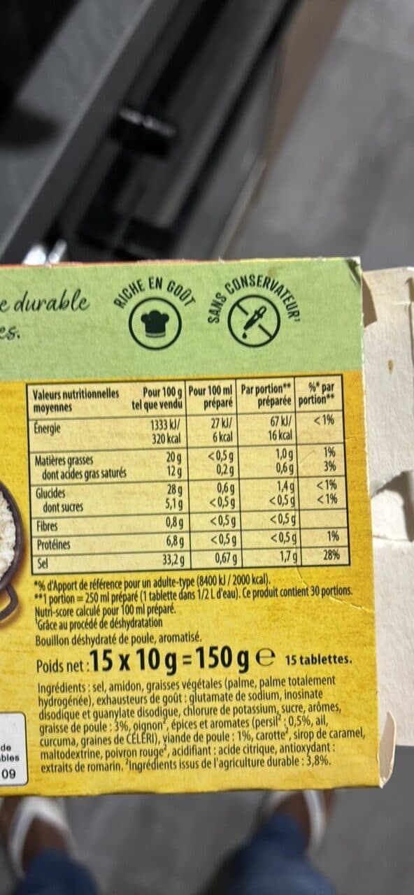 Knorr Bouillon de Poule packshot