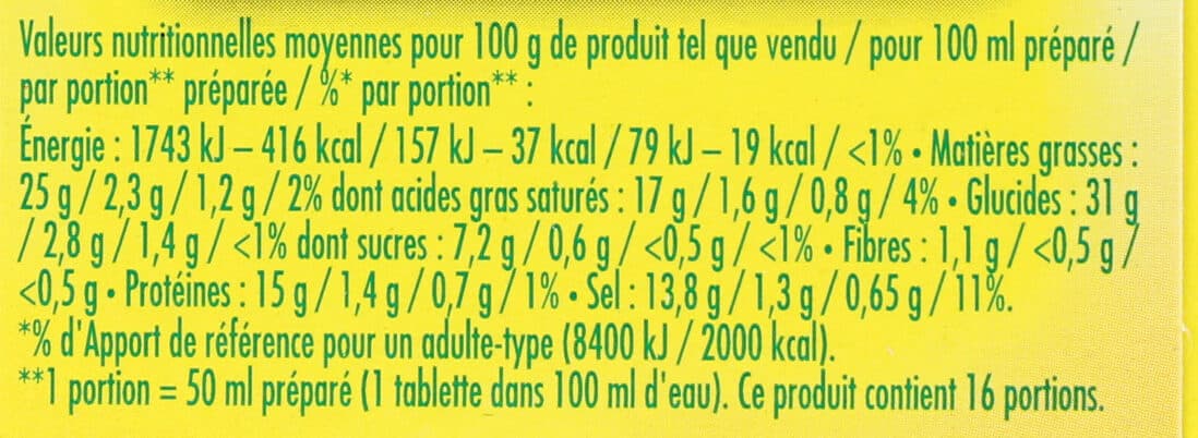 Knorr Knorr Préparation pour Jus de Rôti 8 Tablettes 72g packshot