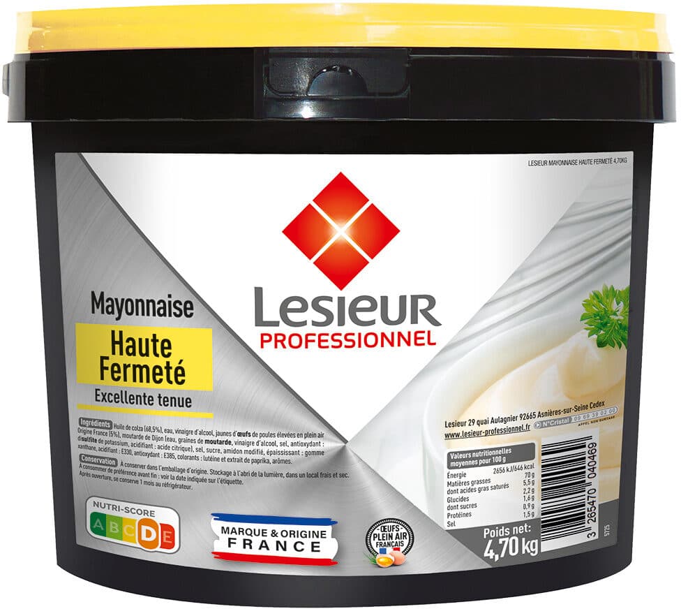 Lesieur Mayonnaise haute fermeté packshot