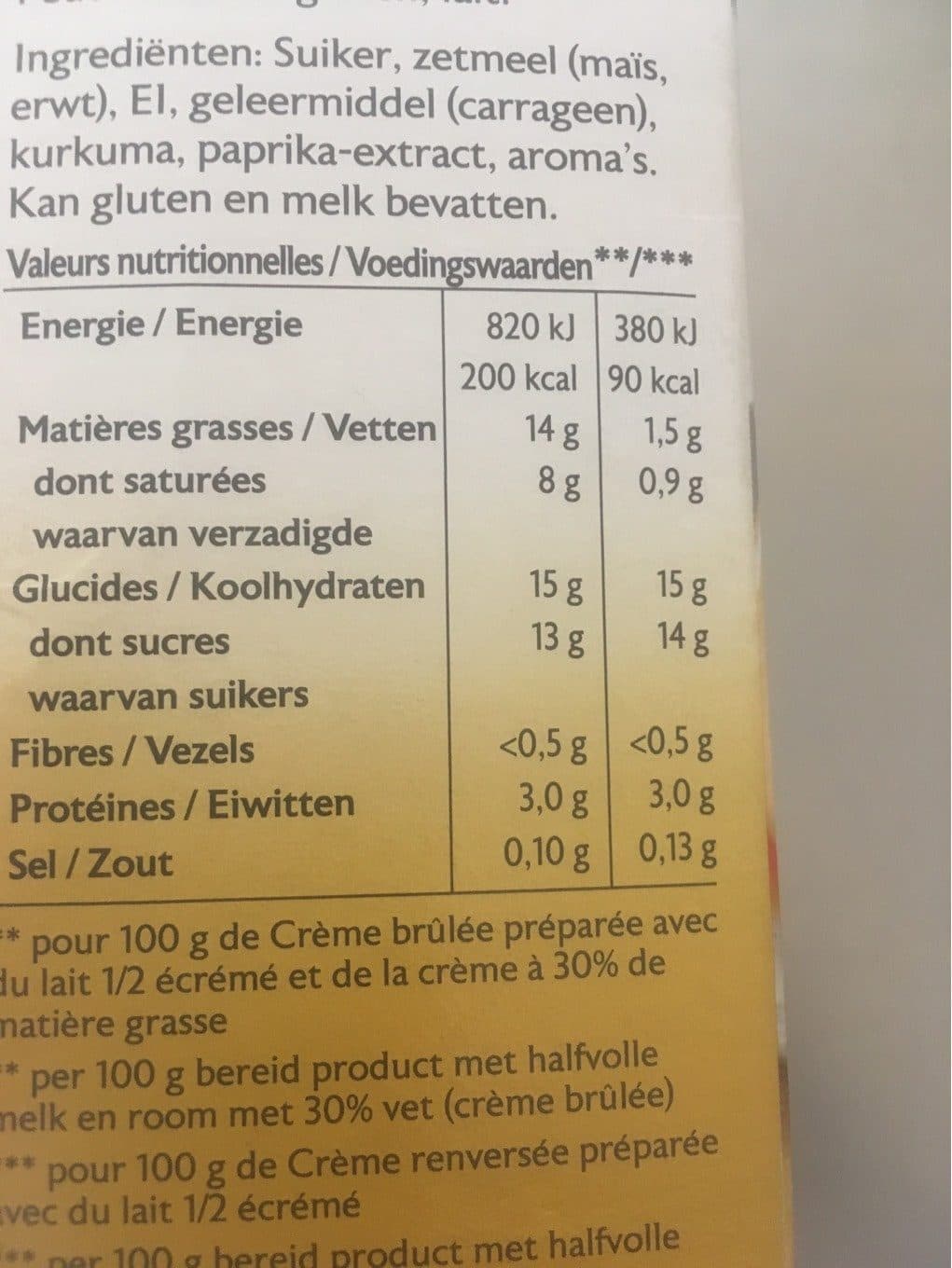 Alsa Crème Brûlée Et Crème Renversée packshot