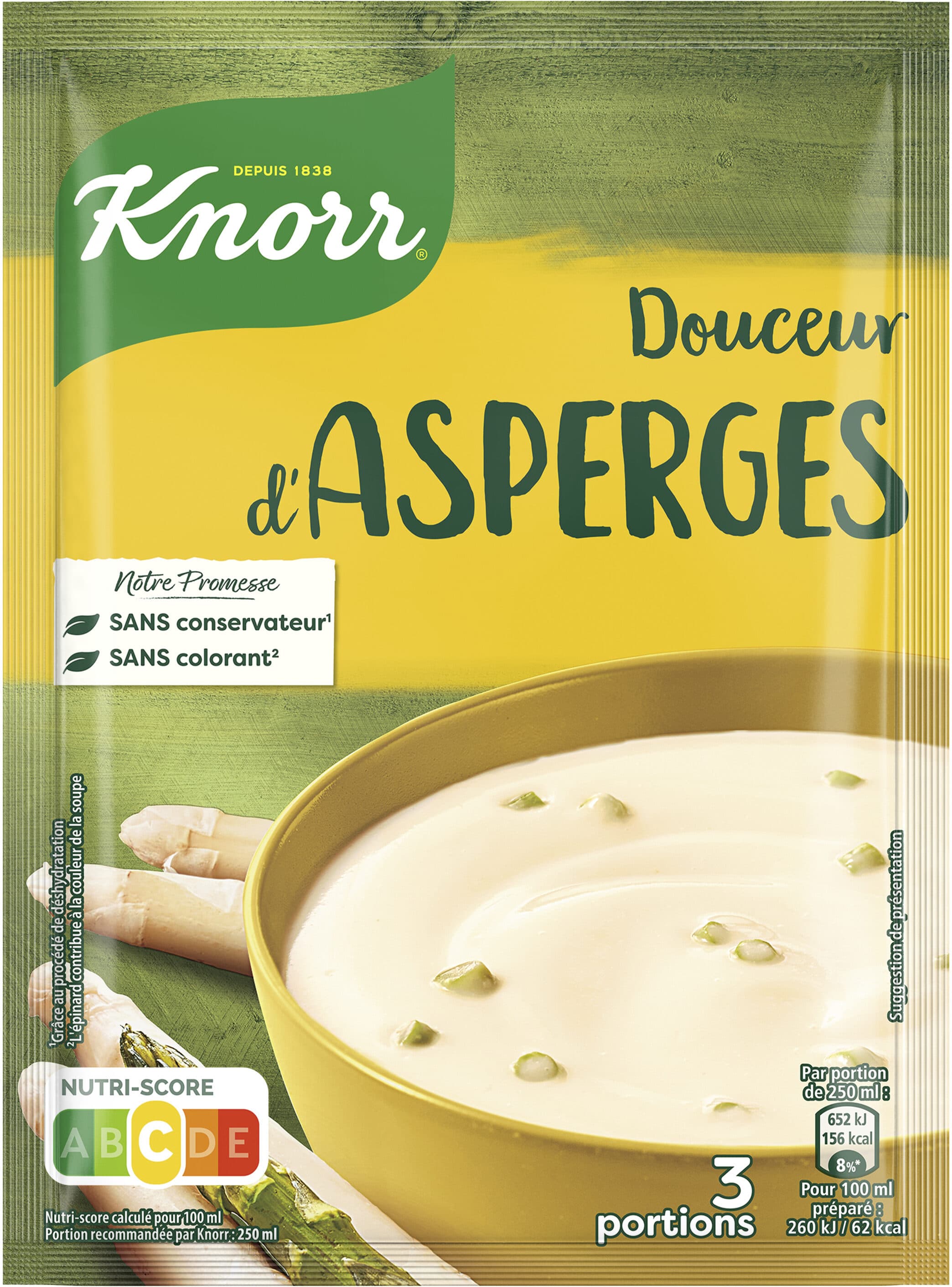 Knorr Knorr Soupe Déshydratée Douceur d'Asperges 3 Portions packshot