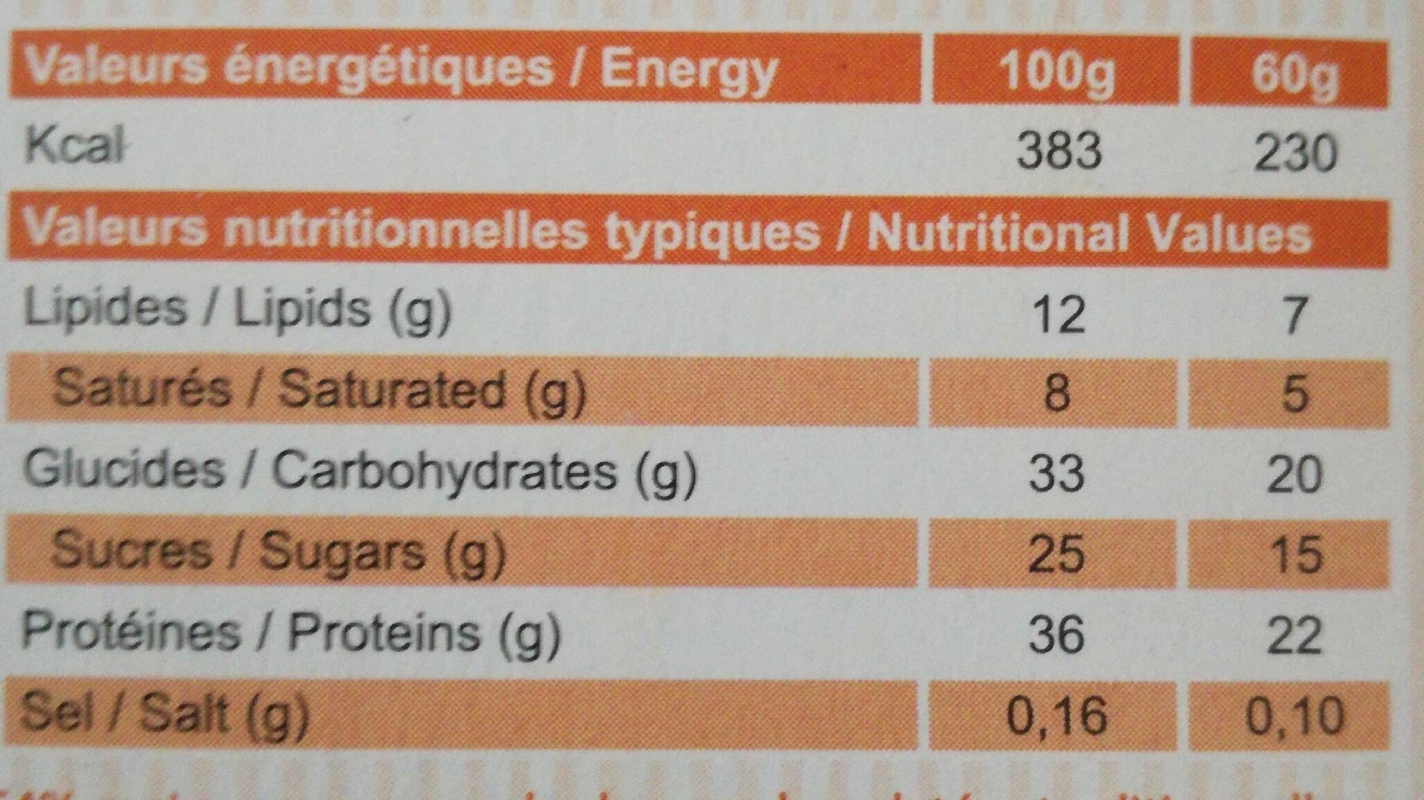 Snackfit chocolat-Cacahuètes Barre céréales Snackfit packshot