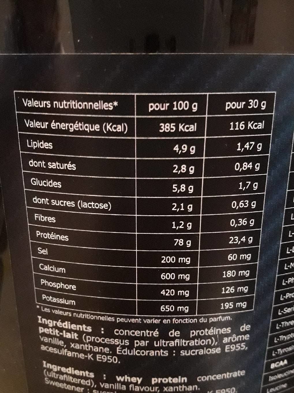 EFP nutrition 100% WHEY packshot
